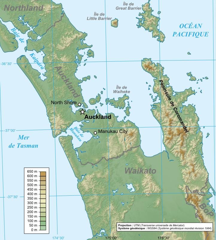 Auckland địa chất bản đồ