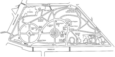 Bản đồ của Albert park Auckland