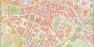 Bản đồ đường của bordeaux