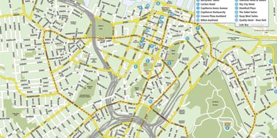 Bản đồ của thành phố trung tâm