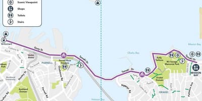 Hồng ví dụ Auckland bản đồ