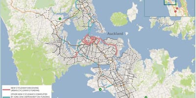 Bản đồ của ví dụ Auckland bản đồ