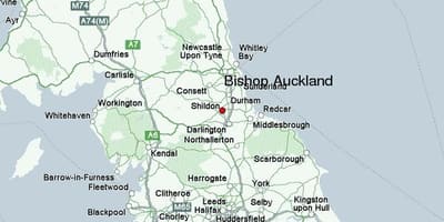 Bản đồ của Giám mục Auckland