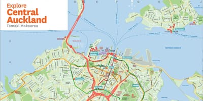 Bản đồ của Cambridge Auckland